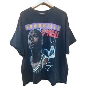 GOAT CREW X SHAQ DUNK VINTAGE T-SHIRT MEN SHORT SLEEVES SIZE XXL RARE